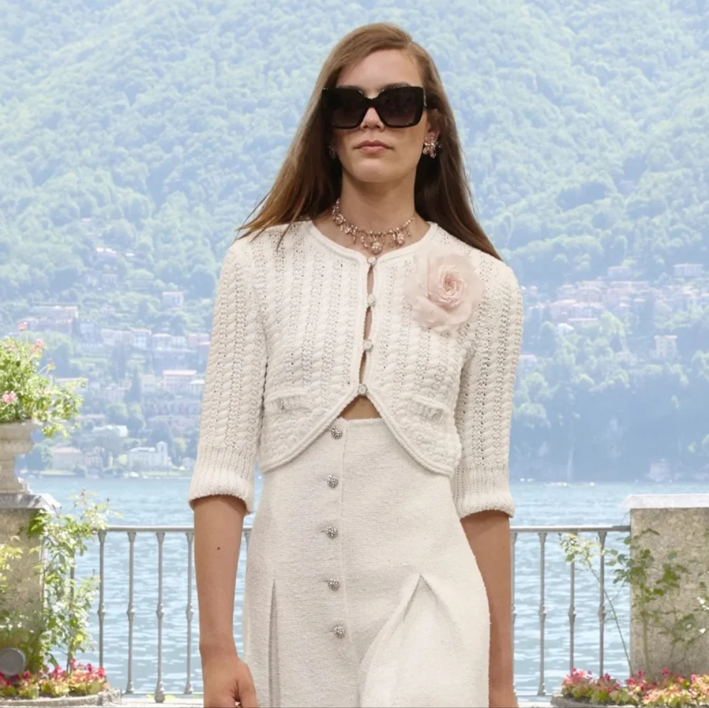 MSRP$800 NEW! AUTHENTICATED CHANEL Butterfly Sunglasses Acetate  Mother of Pearl - Picture 10 of 15